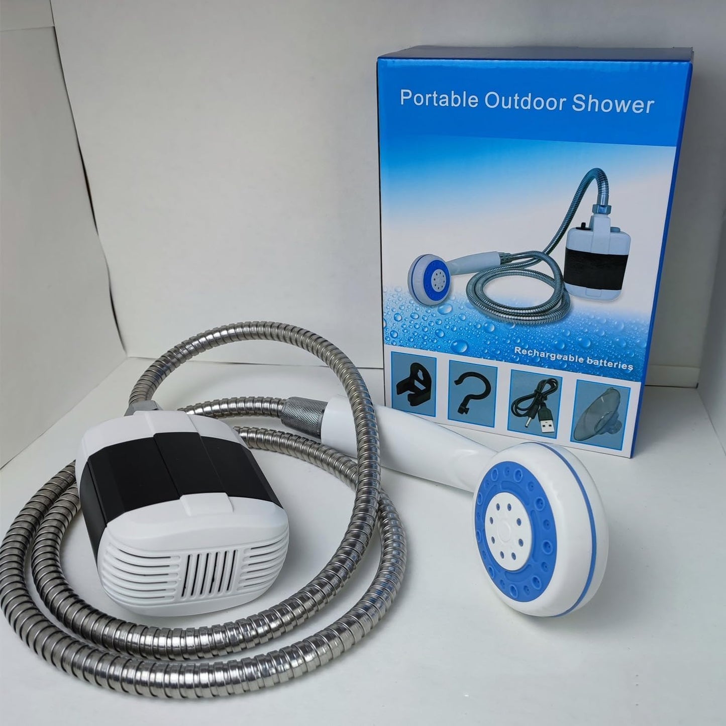 Portable Camping Shower - Stay Fresh Anywhere - camping, beach, or home