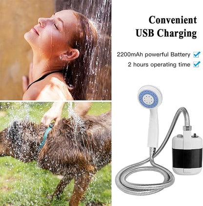 Portable Camping Shower - Stay Fresh Anywhere - camping, beach, or home